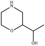 1-(morpholin-2-yl)ethan-1-ol Structure