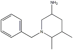 1-benzyl-5,6-dimethylpiperidin-3-amine Structure