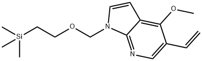 5-乙烯基-4-甲氧基-1-[[2-(三甲基)乙氧基]甲基]-1H-吡咯并[2,3-B]吡啶,1315466-96-6,结构式