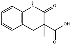 3-METHYL-2-OXO-1,2,3,4-TETRAHYDROQUINOLINE-3-CARBOXYLIC ACID Structure