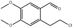 Benzaldehyde, 2-(2-chloroethyl)-4,5-dimethoxy- Struktur