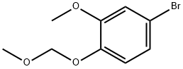 4-Bromo-2-methoxy-1-(methoxymethoxy)benzene 化学構造式