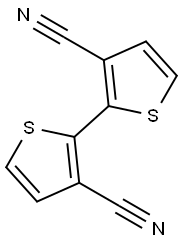 3,3'-dicyano-2,2'-bithiophene Structure