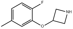3-(2-Fluoro-5-methylphenoxy)azetidine Structure