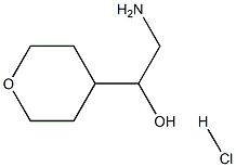 2-amino-1-(oxan-4-yl)ethan-1-ol hydrochloride Structure