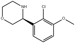 (3S)-3-(2-CHLORO-3-METHOXYPHENYL)MORPHOLINE Structure