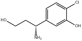 5-((1R)-1-AMINO-3-HYDROXYPROPYL)-2-CHLOROPHENOL,1336303-86-6,结构式