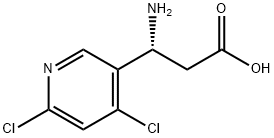 (3R)-3-AMINO-3-(4,6-DICHLOROPYRIDIN-3-YL)PROPANOIC ACID|