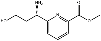 METHYL 6-((1S)-1-AMINO-3-HYDROXYPROPYL)PYRIDINE-2-CARBOXYLATE Structure