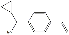 CYCLOPROPYL(4-ETHENYLPHENYL)METHANAMINE Structure