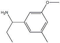 1-(3-methoxy-5-methylphenyl)propan-1-amine|