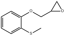 2-{[2-(methylsulfanyl)phenoxy]methyl}oxirane Struktur