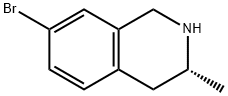 (3R)-7-bromo-3-methyl-1,2,3,4-tetrahydroisoquinoline,1338097-20-3,结构式