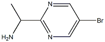 1-(5-bromopyrimidin-2-yl)ethan-1-amine Structure