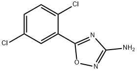 5-(2,5-二氯苯基)-1,2,4-噁二唑-3-胺,1339337-13-1,结构式