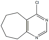 4-chloro-5H,6H,7H,8H,9H-cyclohepta[d]pyrimidine 化学構造式