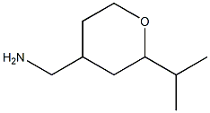 (2-isopropyltetrahydro-2H-pyran-4-yl)methanamine Structure