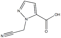 1-(氰甲基)-1H-吡唑-5-羧酸, 1341431-40-0, 结构式