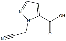 1-(氰甲基)-1H-吡唑-5-羧酸,1341431-40-0,结构式