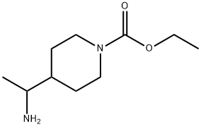 ethyl 4-(1-aminoethyl)piperidine-1-carboxylate,1341697-78-6,结构式