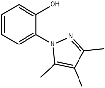 2-(trimethyl-1H-pyrazol-1-yl)phenol Structure