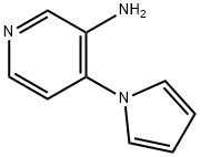 3-AMINO-4-(1H-PYRROL-1-YL)PYRIDINE Struktur