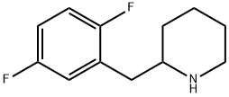 2-(2,5-difluorobenzyl)piperidine Structure