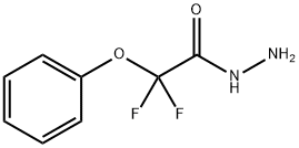 2,2-difluoro-2-phenoxyacetohydrazide Struktur