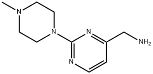 [2-(4-methylpiperazin-1-yl)pyrimidin-4-yl]methanamine Structure