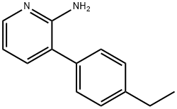3-(4-ETHYLPHENYL)PYRIDIN-2-AMINE Structure