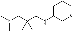 N1,N1,2,2-tetramethyl-N3-(tetrahydro-2H-thiopyran-3-yl)propane-1,3-diamine Struktur