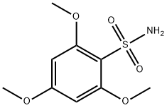 2,4,6-trimethoxybenzene-1-sulfonamide 化学構造式