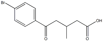 5-(4-溴苯基)-3-甲基-5-氧代戊酸,1343735-62-5,结构式