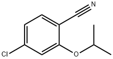 4-chloro-2-(propan-2-yloxy)benzonitrile, 1343867-93-5, 结构式