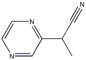 2-(pyrazin-2-yl)propanenitrile Structure