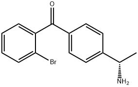 4-((1S)-1-Aminoethyl)phenyl 2-bromophenyl ketone,1344403-32-2,结构式