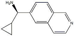 (R)-cyclopropyl(isoquinolin-6-yl)methanamine Struktur