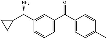 3-((1S)Aminocyclopropylmethyl)phenyl 4-methylphenyl ketone Structure