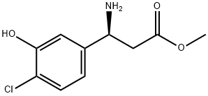 METHYL (3S)-3-AMINO-3-(4-CHLORO-3-HYDROXYPHENYL)PROPANOATE Structure