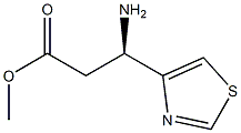 METHYL (3R)-3-AMINO-3-(1,3-THIAZOL-4-YL)PROPANOATE Struktur