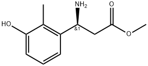 METHYL (3S)-3-AMINO-3-(3-HYDROXY-2-METHYLPHENYL)PROPANOATE Structure