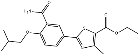 ethyl 2-(3-carbamoyl-4-isobutoxyphenyl)-4-methylthiazole-5- carboxylate
