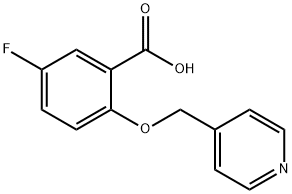 5-fluoro-2-(pyridin-4-ylmethoxy)benzoic acid|