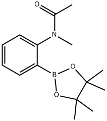 N-methyl-N-(2-(4,4,5,5-tetramethyl-1,3,2-dioxaborolan-2-yl)phenyl)acetamide Structure