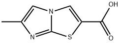 6-甲基咪唑并[2,1-B][1,3]噻唑-2-羧酸,1352896-93-5,结构式