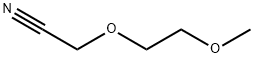 (2-methoxyethoxy)acetonitrile 化学構造式