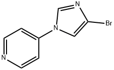 4-Bromo-1-(4-pyridyl)-1H-imidazole Structure