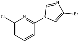 1-(6-Chloro-2-pyridyl)-4-bromoimidazole 结构式