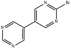 2-Bromo-5-(5-pyrimidyl)pyrimidine Struktur