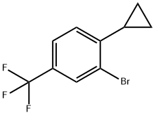 2-bromo-1-cyclopropyl-4-(trifluoromethyl)benzene|2-溴-1-环丙基-4-(三氟甲基)苯